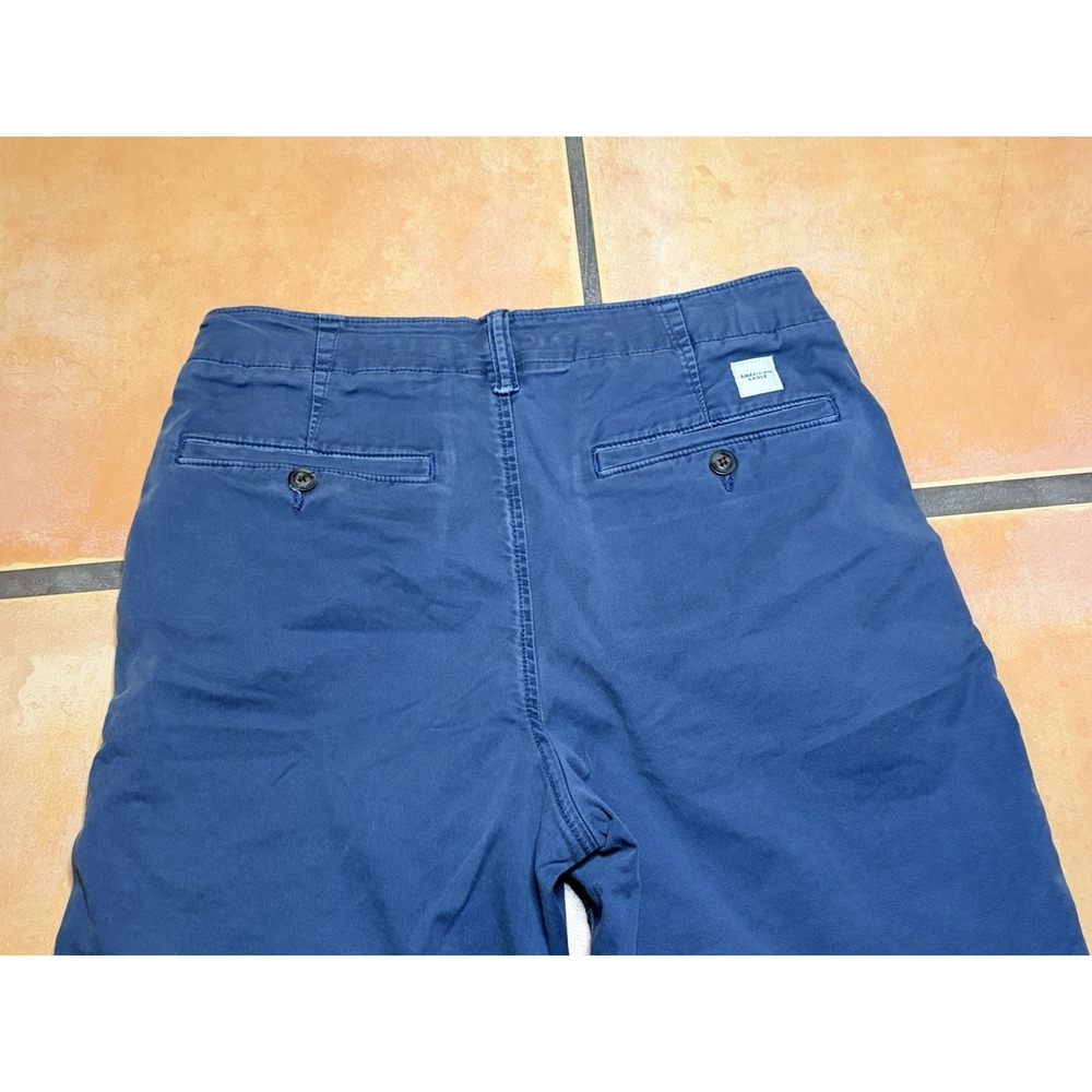 American Eagle Flex Classic Chino Shorts Blue Mens 34 9" Inseam - Picture 11 of 11
